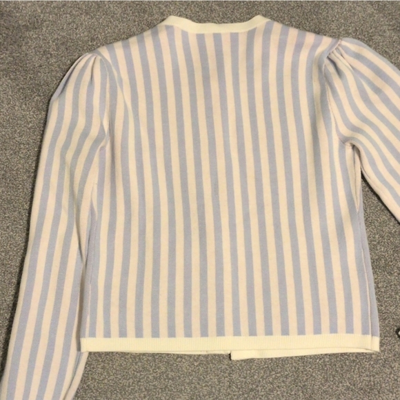 NWT For Love & Lemons Rose Striped Cardigan Size Small - Picture 3 of 7